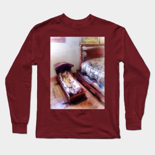 Interiors - Cradle With Quilt Long Sleeve T-Shirt